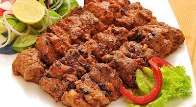 Murgh seek kebab | Kebab di spiedini di pollo al garam masala | India 